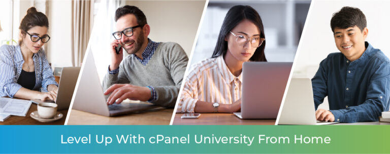 Level up with cPanel University from home