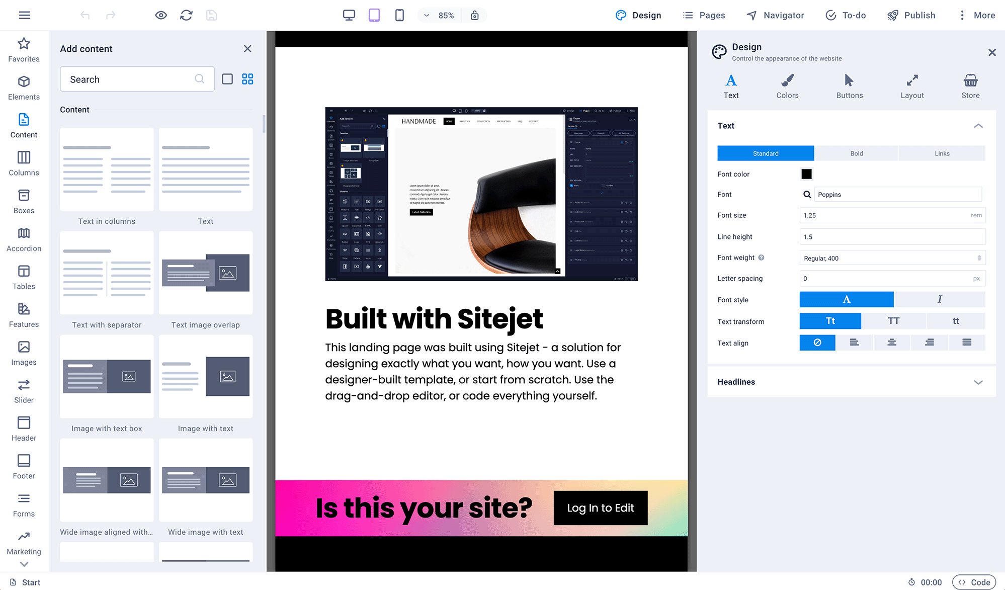 Sitejet Board